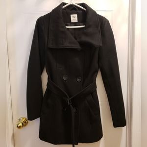 Wool black coat